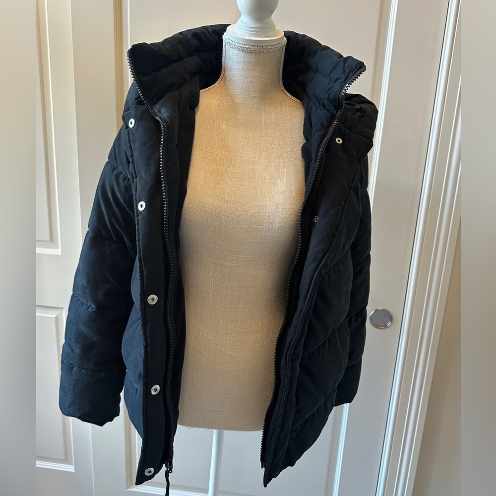 Abercrombie & Fitch Black Ultra Puffer Jacket
